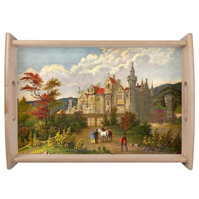 antique print of Abbotsford House Serving Tray (Front)