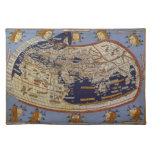 Antique Ptolemaic World Map, Johannes of Arnsheim Cloth Placemat
