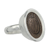Antique Pumpkin Coin Ring (Side)