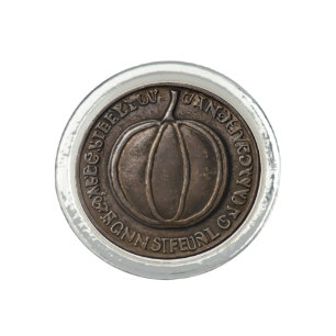 Antique Pumpkin Coin Ring