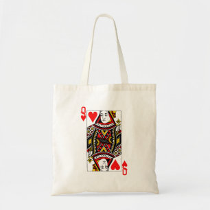 Antique Queen of Hearts Tote Bag