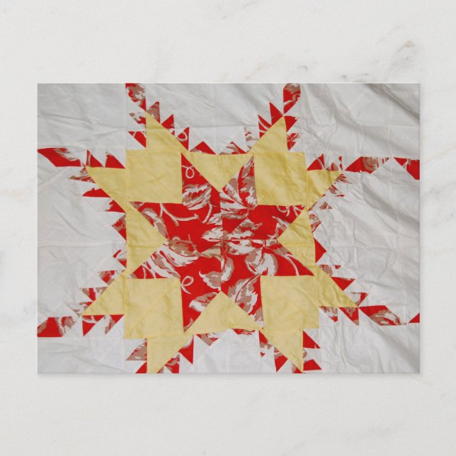 Antique Quilt Postcard (Front)