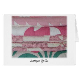 Antique Quilts in Pink Cards