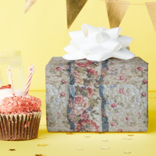 Antique quite photo design Wrapping Paper