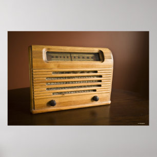 Antique Radio Poster