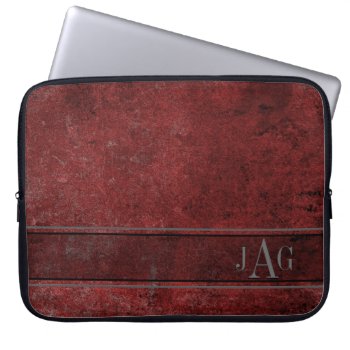 Antique Red Book Design Laptop Sleeve by OldArtReborn at Zazzle