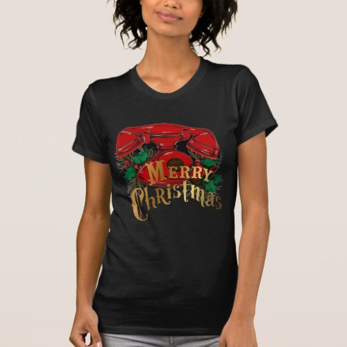 Antique Red Christmas Telephone Coordinating T_Shirt