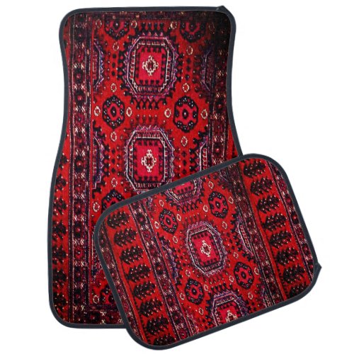 Antique red  Oriental rug design