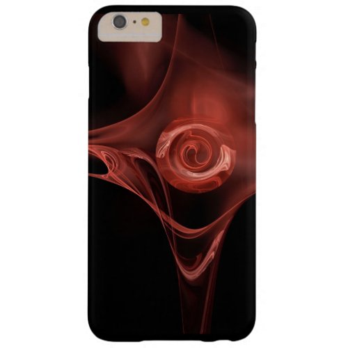 ANTIQUE RED PINK FRACTAL ROSE BARELY THERE iPhone 6 PLUS CASE
