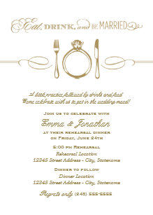 rehearsal dinner invitations zazzle