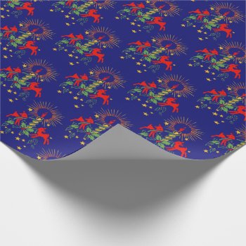 Antique Reindeer Christmas Wrapping Paper by christmas1900 at Zazzle