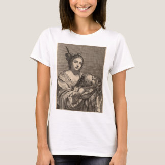 Antique Religious Engraving of Girl T-Shirt
