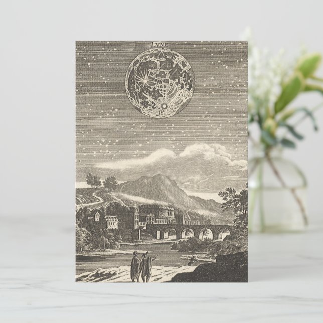 Antique Renaissance Era Moon by Allain Mallet (Standing Front)