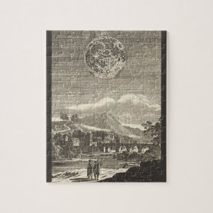 Antique Renaissance Era Moon by Allain Mallet Jigsaw Puzzle
