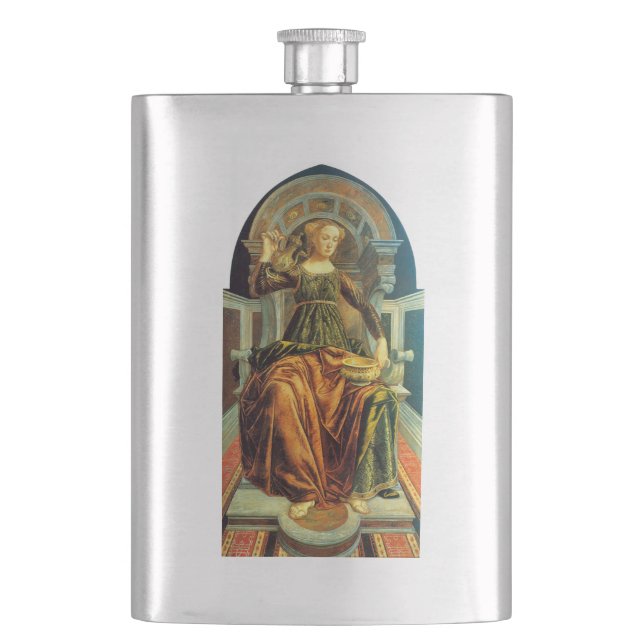 ANTIQUE RENAISSANCE TAROT 14 -TEMPERANCE FLASK (Front)