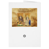 ANTIQUE RENAISSANCE TAROT/KING AND QUEEN OF SWORDS (Back)