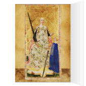 ANTIQUE RENAISSANCE TAROT/KING AND QUEEN OF SWORDS (Inside (Left))