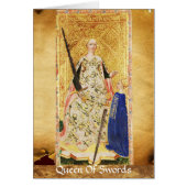 ANTIQUE RENAISSANCE TAROT/KING AND QUEEN OF SWORDS (Front)