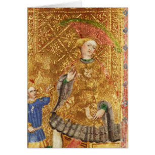 ANTIQUE RENAISSANCE TAROT/KING OF COINS