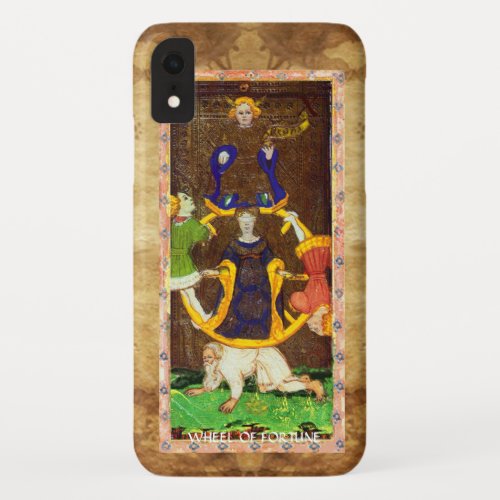 ANTIQUE RENAISSANCE TAROTS 10  WHEEL OF FORTUNE iPhone XR CASE