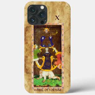 ANTIQUE RENAISSANCE TAROTS 10 / WHEEL OF FORTUNE iPhone 13 PRO MAX CASE