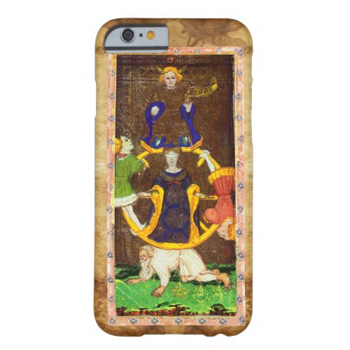 ANTIQUE RENAISSANCE TAROTS 10  WHEEL OF FORTUNE BARELY THERE iPhone 6 CASE