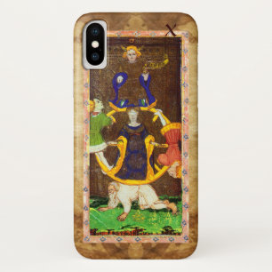 ANTIQUE RENAISSANCE TAROTS 10 / WHEEL OF FORTUNE iPhone X CASE
