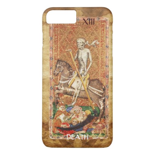 ANTIQUE RENAISSANCE TAROTS 13  DEATH iPhone 8 PLUS7 PLUS CASE