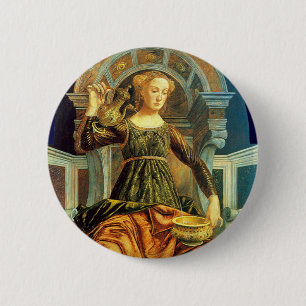 ANTIQUE RENAISSANCE TAROTS 14 / TEMPERANCE BUTTON