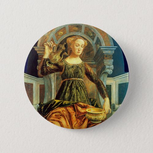 ANTIQUE RENAISSANCE TAROTS 14  TEMPERANCE BUTTON