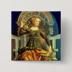 ANTIQUE RENAISSANCE TAROTS 14 / TEMPERANCE BUTTON