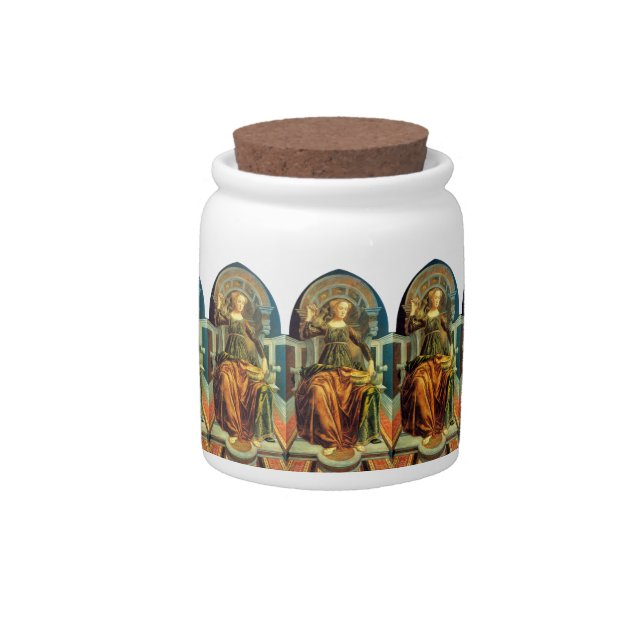 ANTIQUE RENAISSANCE TAROTS 14 / TEMPERANCE CANDY JAR (Front)