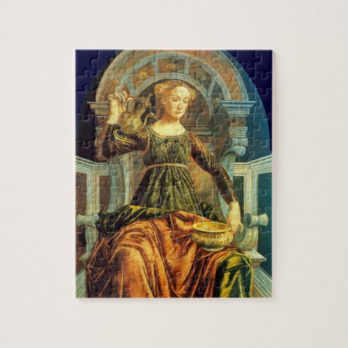 ANTIQUE RENAISSANCE TAROTS 14  TEMPERANCE JIGSAW PUZZLE