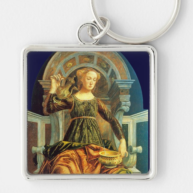 ANTIQUE RENAISSANCE TAROTS 14 / TEMPERANCE KEYCHAIN (Front)