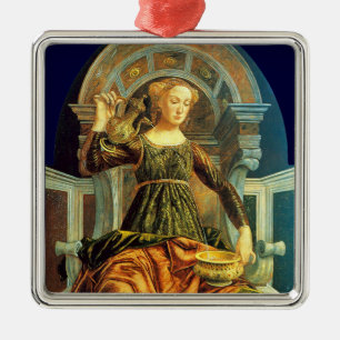 ANTIQUE RENAISSANCE TAROTS 14 / TEMPERANCE METAL ORNAMENT