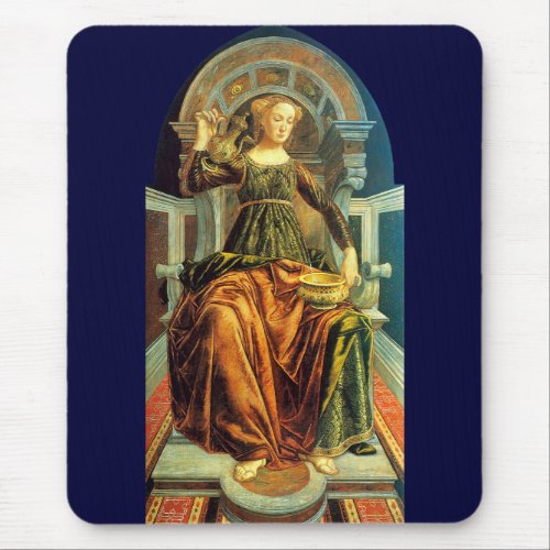 ANTIQUE RENAISSANCE TAROTS 14  TEMPERANCE MOUSE PAD