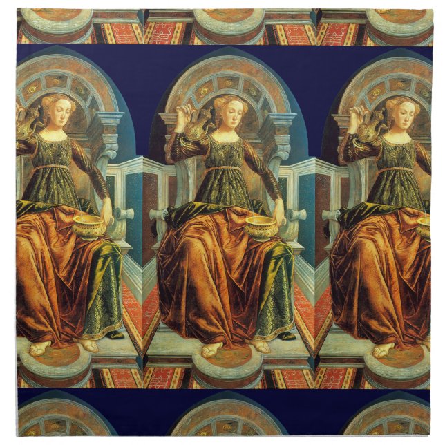 ANTIQUE RENAISSANCE TAROTS 14 / TEMPERANCE NAPKIN (Front)