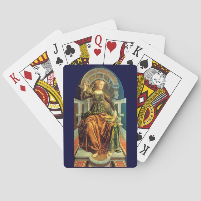 ANTIQUE RENAISSANCE TAROTS 14 / TEMPERANCE  POKER CARDS (Back)