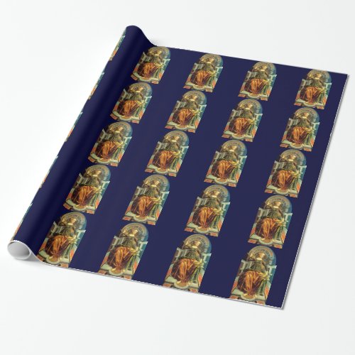 ANTIQUE RENAISSANCE TAROTS 14  TEMPERANCE WRAPPING PAPER