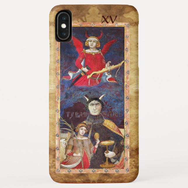 ANTIQUE RENAISSANCE TAROTS 15 / THE DEVIL Case-Mate iPhone CASE (Back)