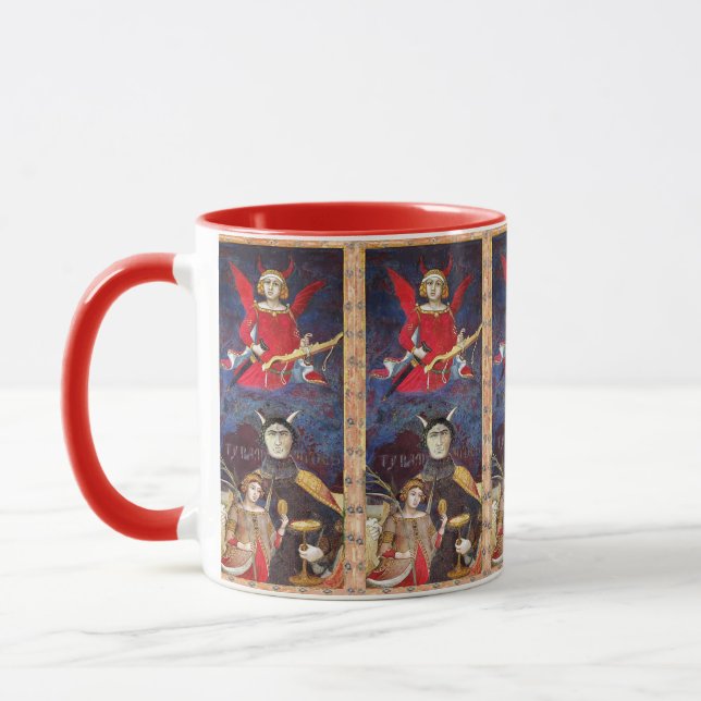 ANTIQUE RENAISSANCE TAROTS 15 /THE DEVIL MUG (Left)