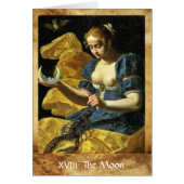 ANTIQUE RENAISSANCE TAROTS 18 / THE MOON (Front)