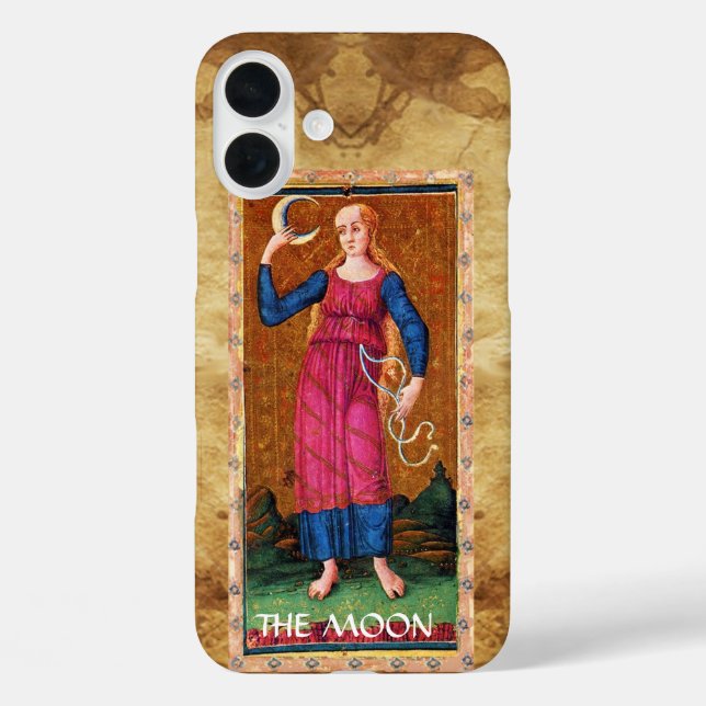 ANTIQUE RENAISSANCE TAROTS 18 / THE MOON Case-Mate iPhone CASE (Back)