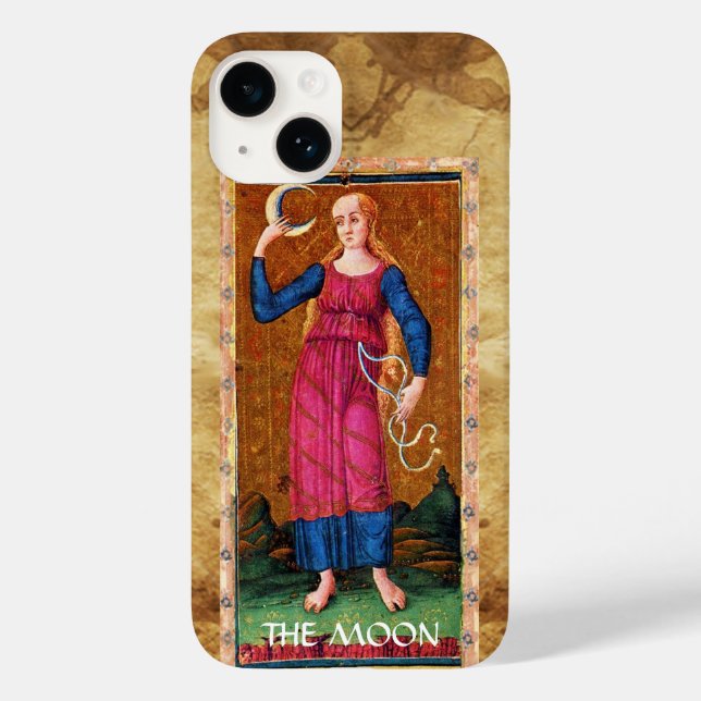 ANTIQUE RENAISSANCE TAROTS 18 / THE MOON Case-Mate iPhone CASE (Back)