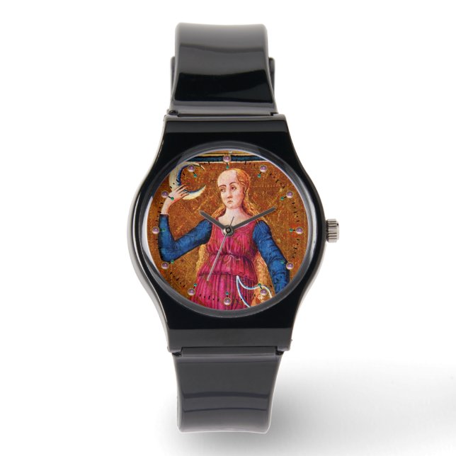 ANTIQUE RENAISSANCE TAROTS 18 / THE MOON WATCH (Front)