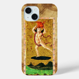 ANTIQUE RENAISSANCE TAROTS 19 / THE SUN iPhone 15 CASE