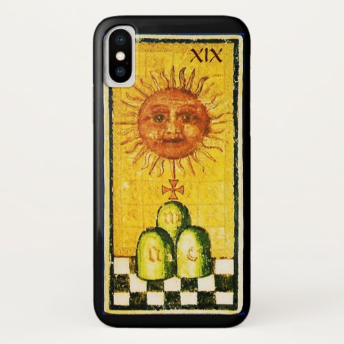 ANTIQUE RENAISSANCE TAROTS 19  THE SUN iPhone XS CASE