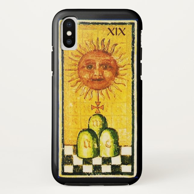ANTIQUE RENAISSANCE TAROTS 19 / THE SUN Case-Mate iPhone CASE (Back)