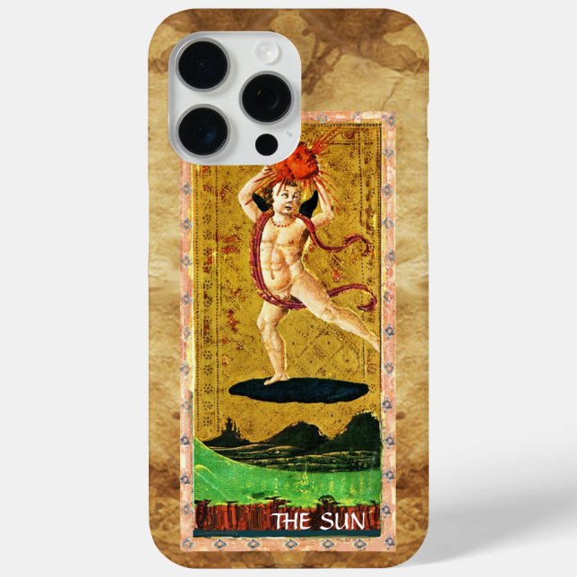 ANTIQUE RENAISSANCE TAROTS 19 / THE SUN Case-Mate iPhone CASE (Back)