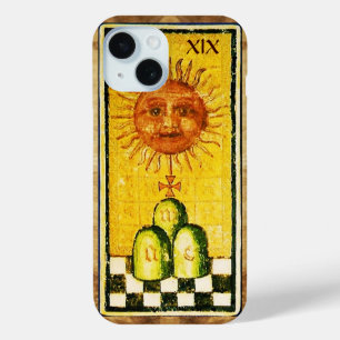 ANTIQUE RENAISSANCE TAROTS 19 / THE SUN iPhone 15 CASE